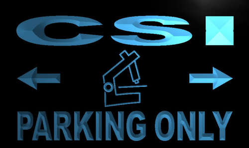 CSI Parking Only Neon Light Sign